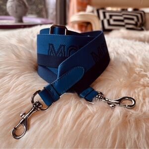 Blue MCM Unisex Bag Strap